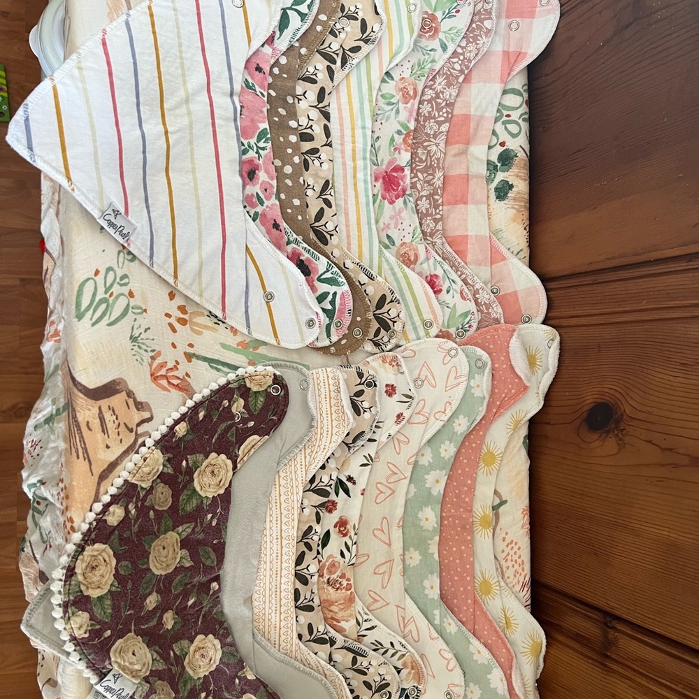 Copper Pearl bibs